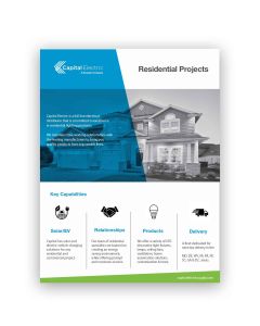  Residential Projects Flyer