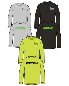 Capital Electric Long Sleeve Square D T-shirts