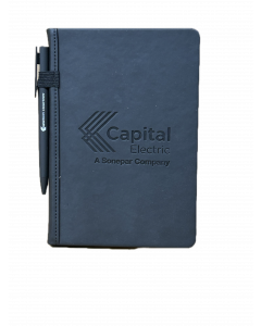 Capital Electric Debossed Journal w/ Pen
