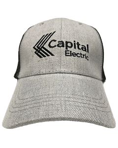 Capital Electric Grey/Black hat with Square D