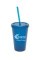 Capital Electric 16 oz Tumbler with Straw – Blue